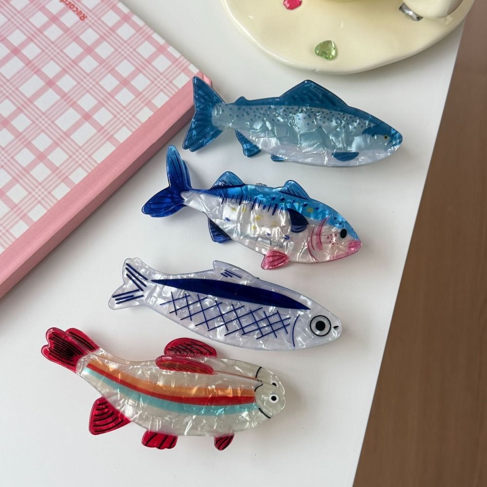 Hairpin Ocean Animal Hair Claw - đánh giá và giá Korean Girl Lifestyle
