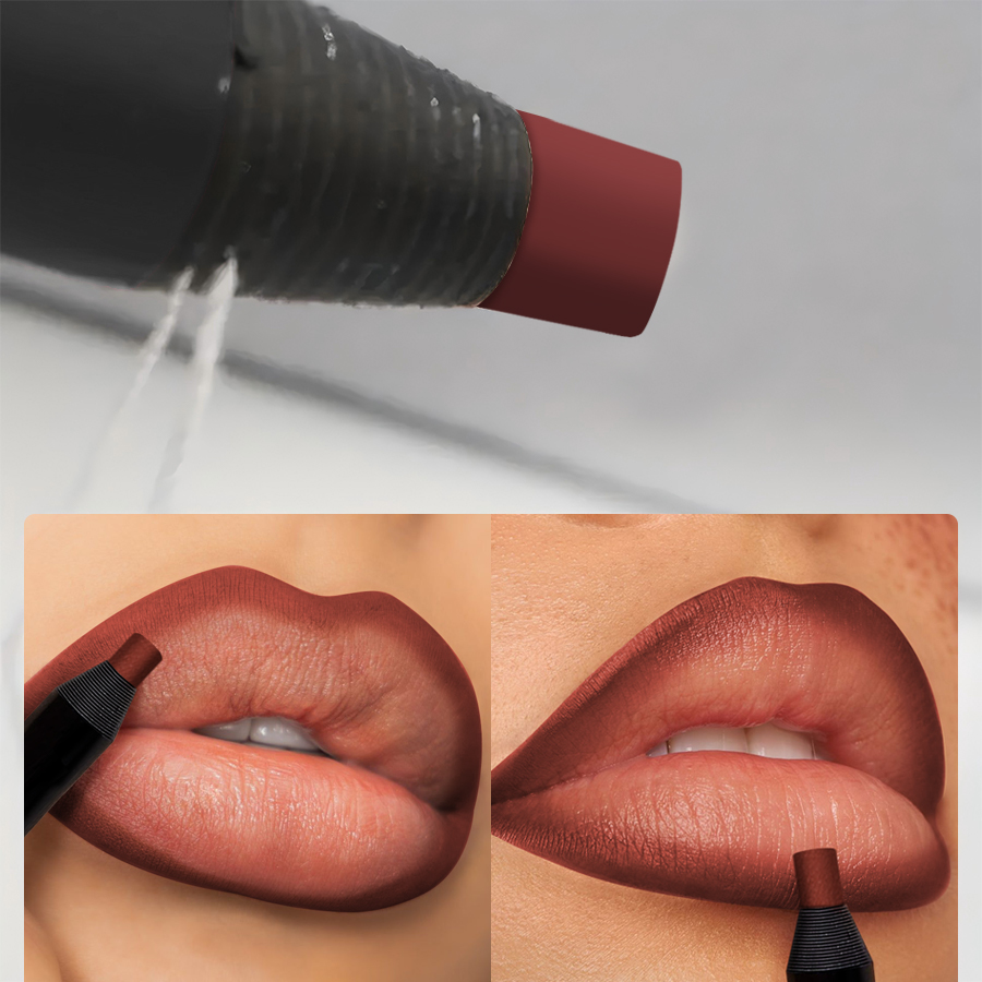 12 Colors Waterproof Matte Lip - đánh giá và giá Lip Tint Korean