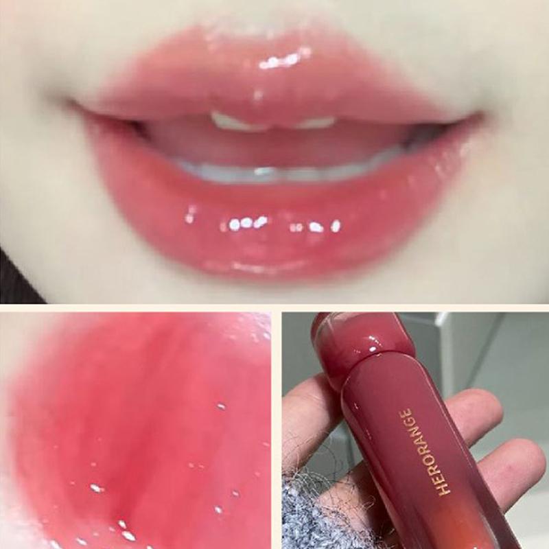 HERORANGE Lip Glaze Mirror Wat - đánh giá và giá Lip Tint Korean