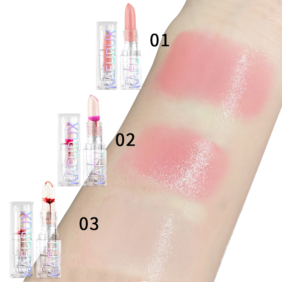 4pcs Temperature Jelly Color C - đánh giá và giá Lip Tint Korean