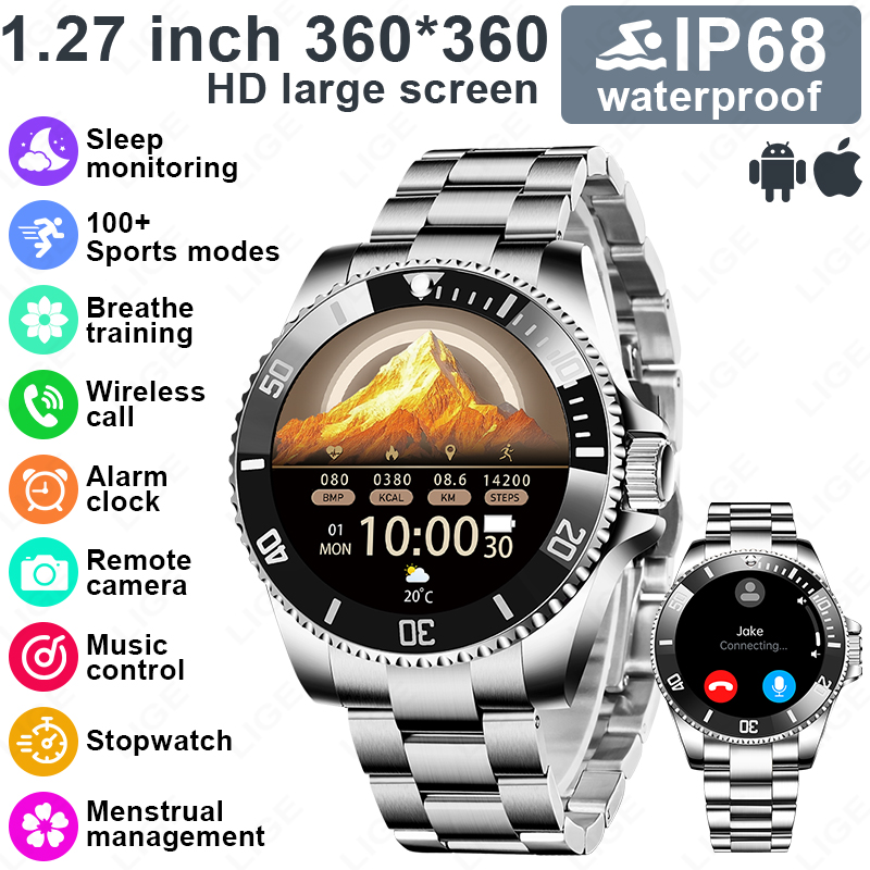 LIGE New Style Luxury Smart Wa - đánh giá và giá Korean Men Lifestyle