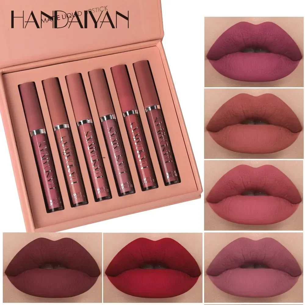 HANDAIYAN 6 PCS Lipstick Set M - đánh giá và giá Lip Tint Korean