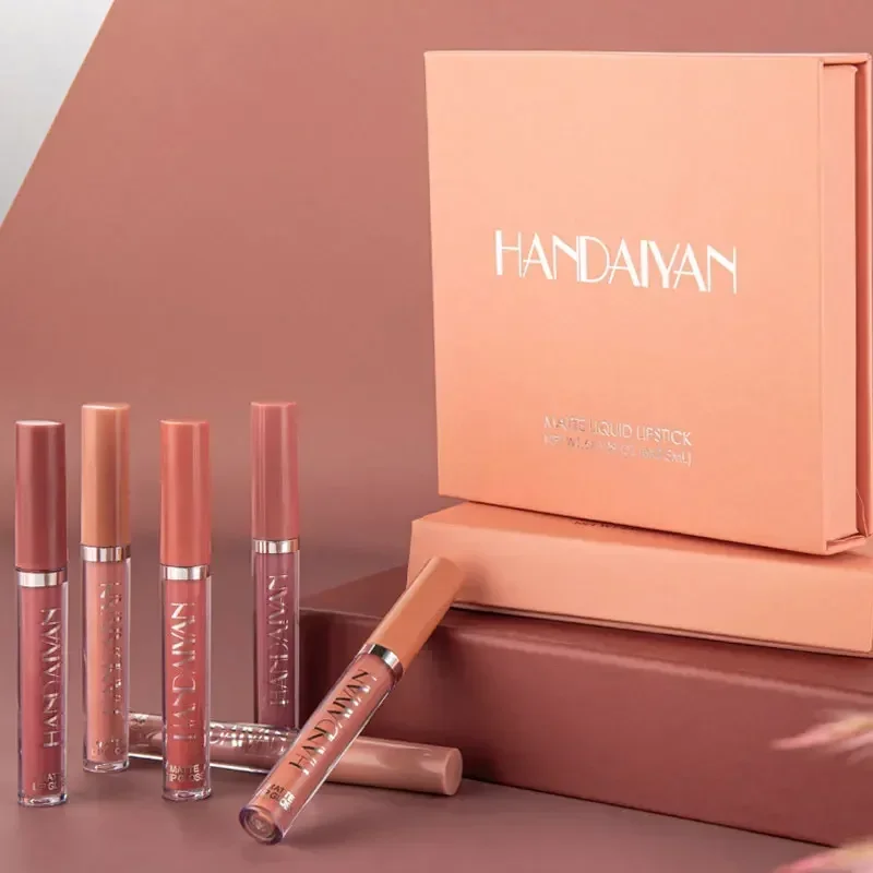 HANDAIYAN 6 PCS Lipstick Set M - đánh giá và giá Lip Tint Korean