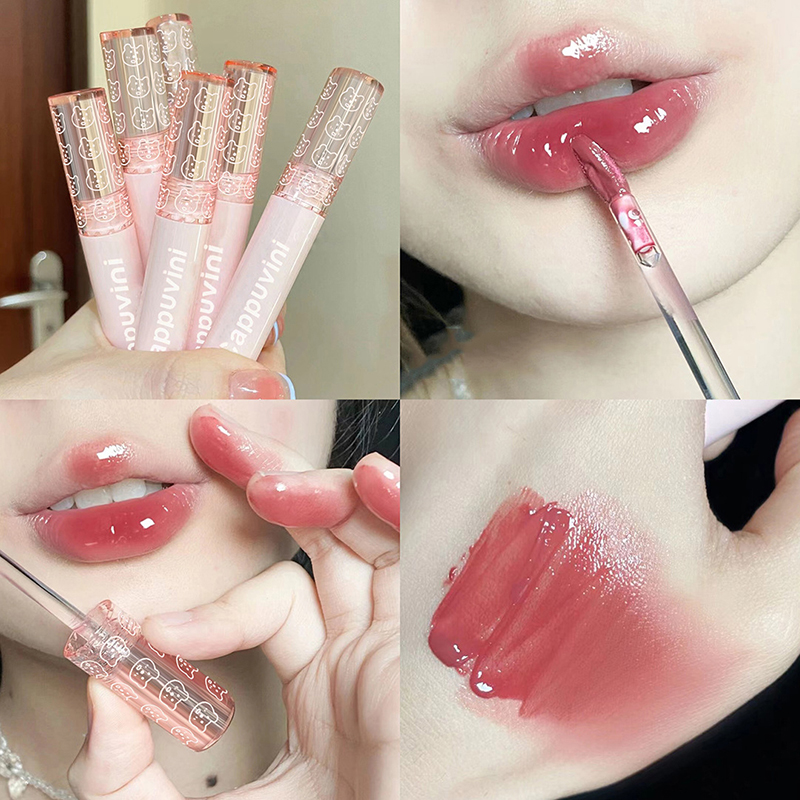 Korean Cherry Red Waterproof M - đánh giá và giá Lip Tint Korean