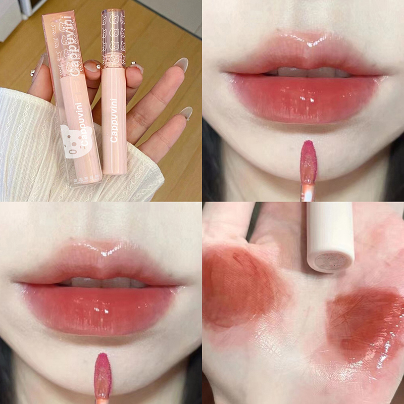 Korean Cherry Red Waterproof M - đánh giá và giá Lip Tint Korean