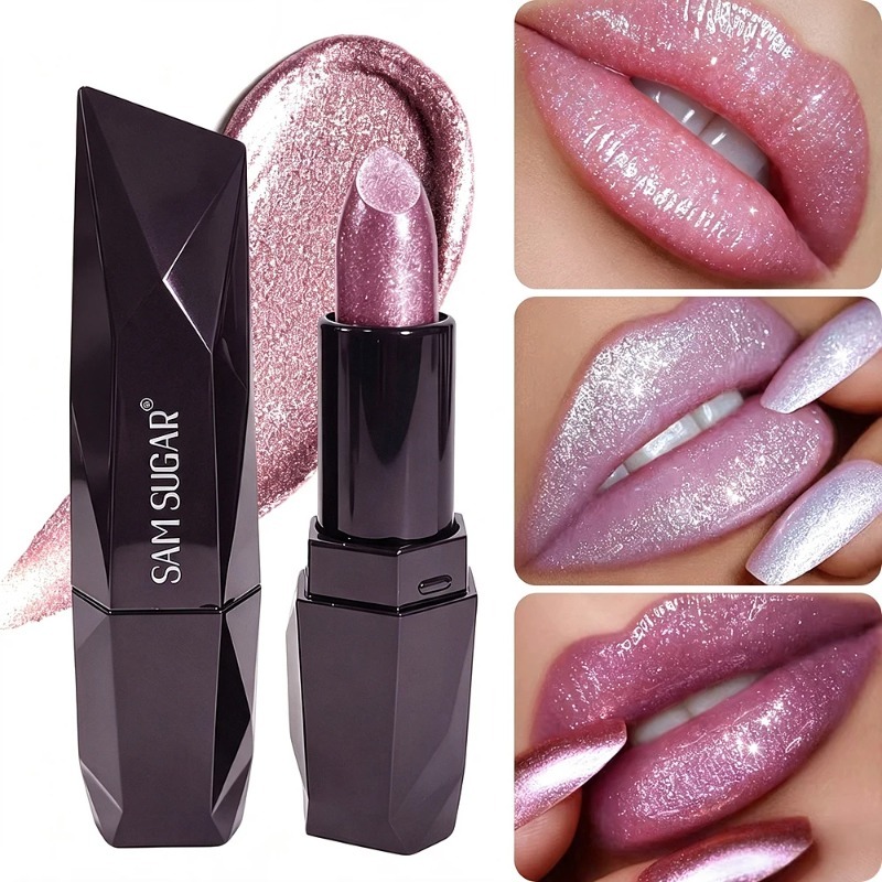 6 Colors Pearlescent Pink Meta - đánh giá và giá Lip Tint Korean
