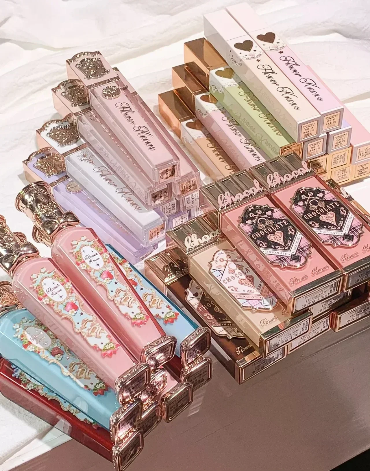 Flower Knows Swan Ballet Littl - đánh giá và giá Lip Tint Korean