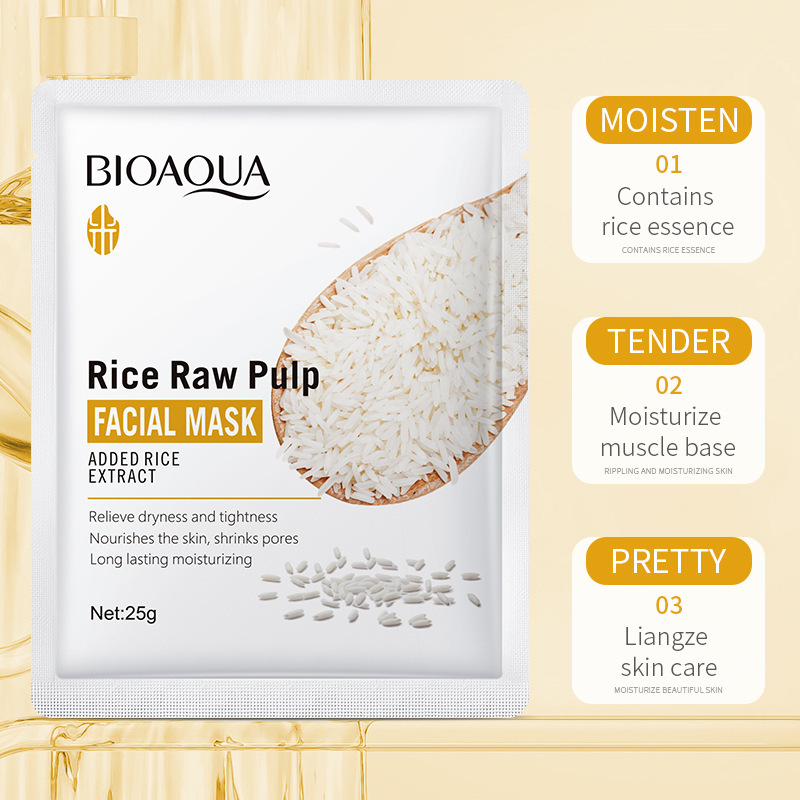 1/5/10/20pcs Rice Raw Pulp Fac - đánh giá và giá Korean Skincare Routine